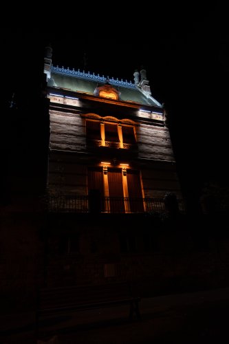 Façade côté Seine de la Maison Bouvaist, Les Mureaux